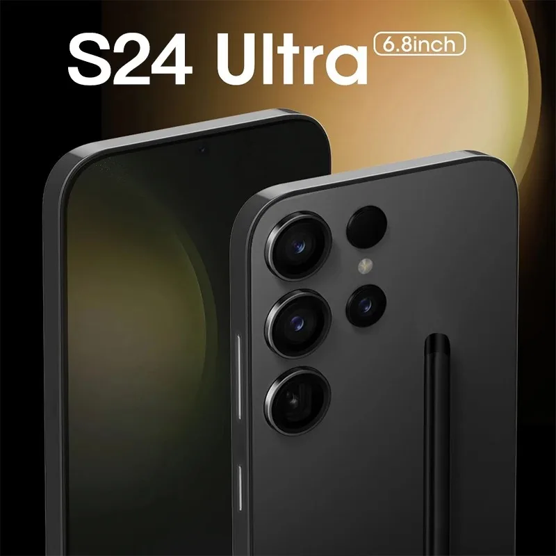 New S24 Ultra+ Smart Phone 5G Original 6.8Inch HD Full Screen Face ID 16GB+512GB Mobile Phones Global Version 5G Cell Phone
