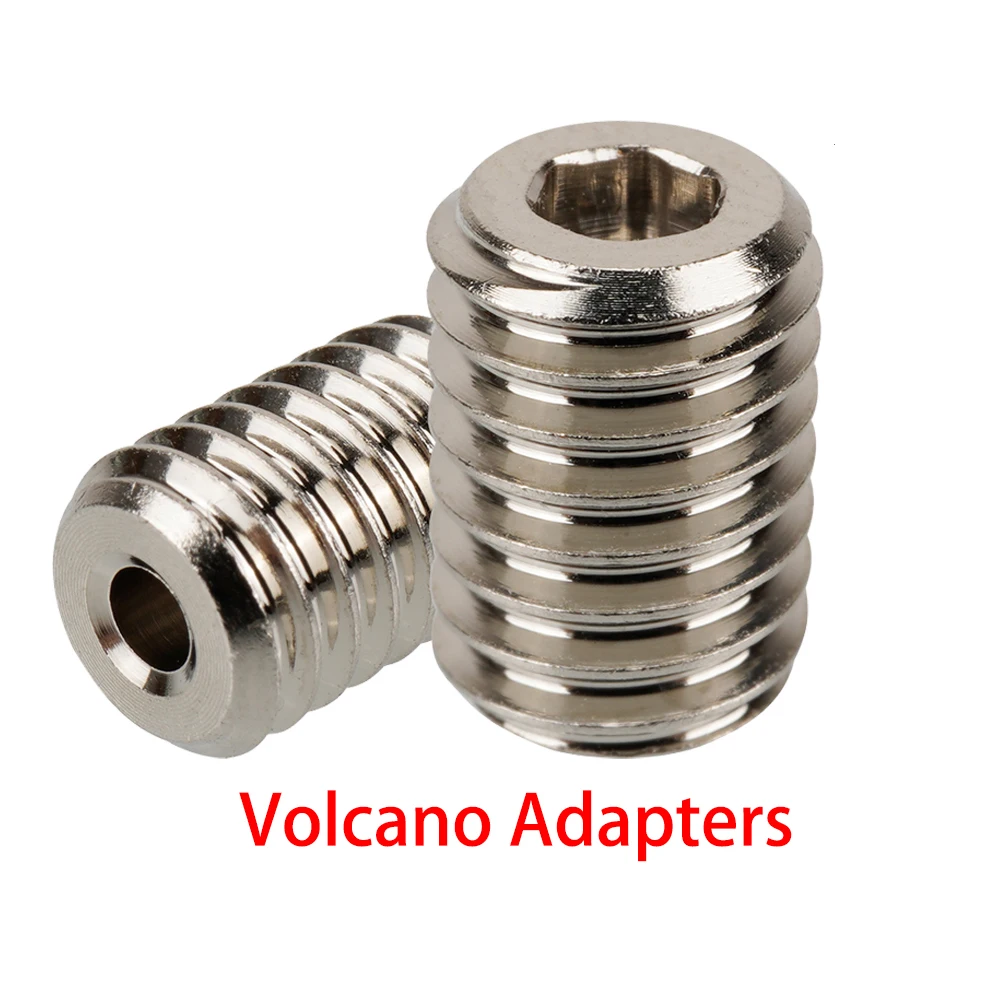 

High Flow CHT Nozzle Copper Connector V6 Volcano Hotend Adapter For Volcano Heater Block to V6 Nozzle Hotend Extruder