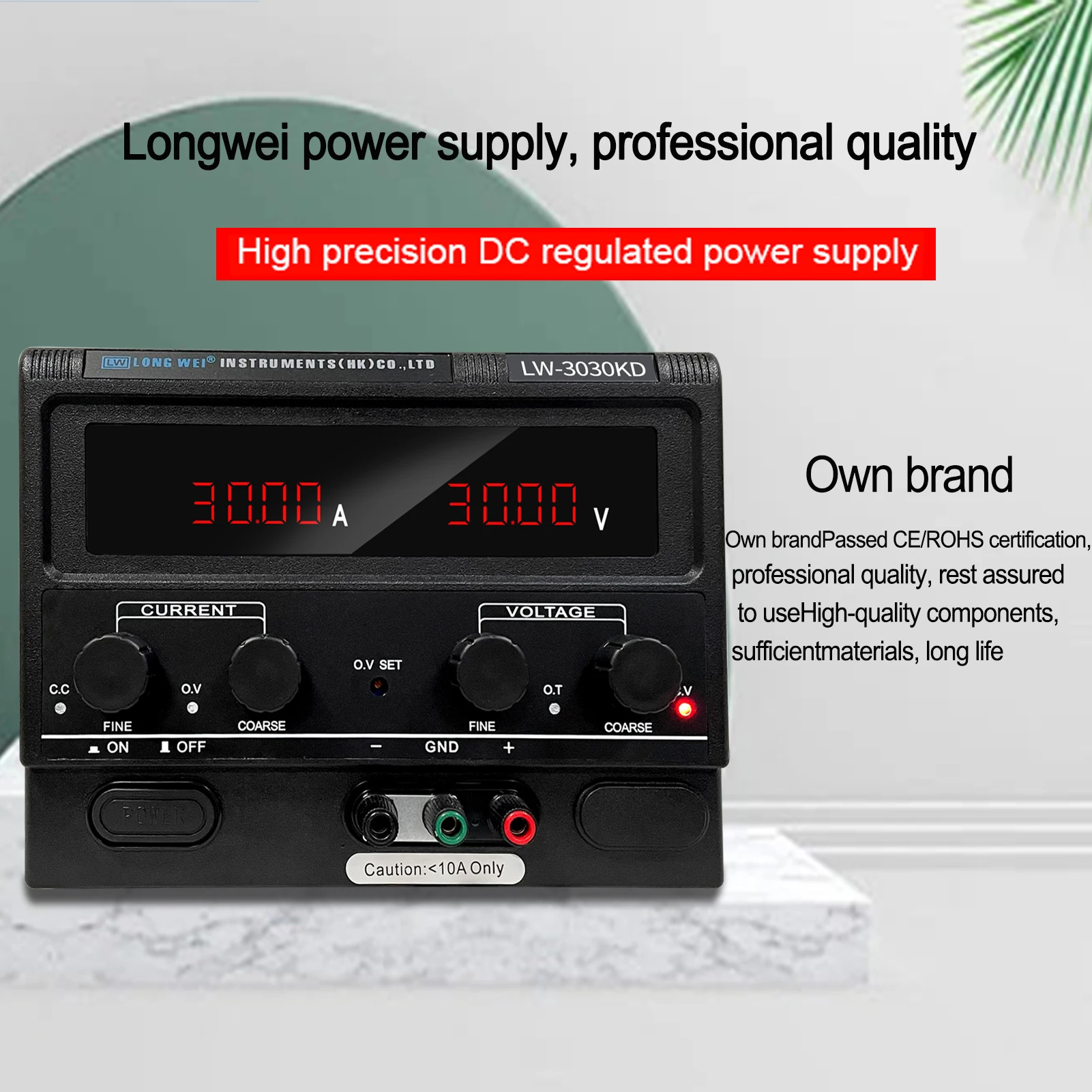 Longwei -3030KD 60V 10A 20A 900W 15V 30V 30A Big Power Adjustable Bench Power Sw