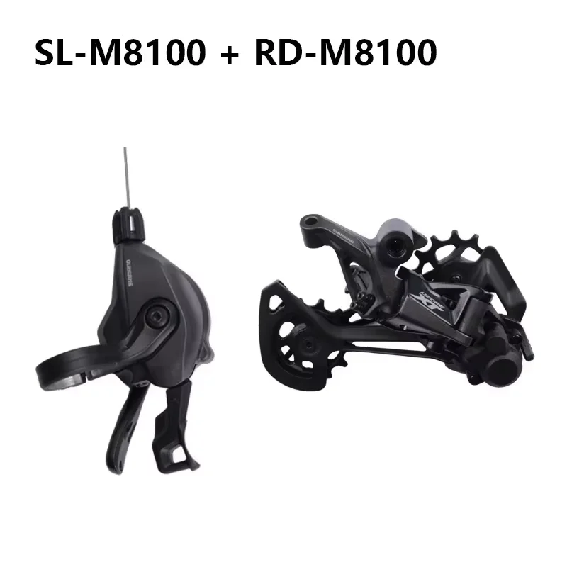 Groupe Dérailleur Shimano XT M8100 12 Vitesses - Comprend Dérailleur Arrière Et Levier Droit, Occasion
