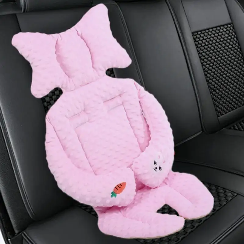 Baby Stroller Insert Double Sided Stroller Cushion Soft Bean Down Insert Baby Car Seat Cushion Padding Thickened