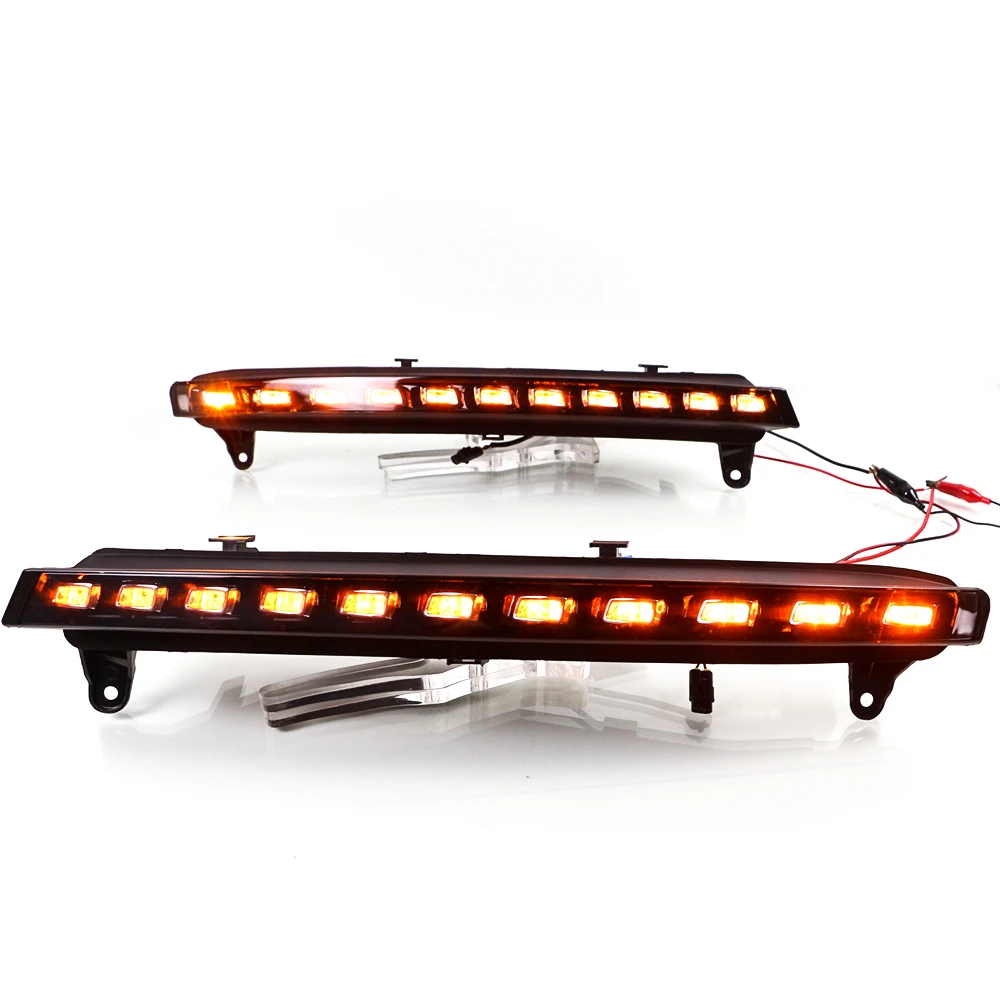 

LED DRL fog lamp Auto Lights 11LED drl For Audi Q7 2006 - 2009 With Yellow Light
