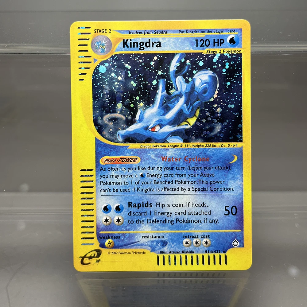 PKM-Karten Tyranitar Gengar Nidoking Einzelfolienkarten Aquapolis Espeon Hypno Classic Game Collection Cards PTCG Proxy Cards – Detail 12