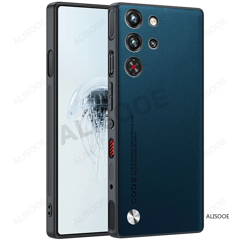 Luxury Fiber Texture PU-Leather Protective Cover Case
