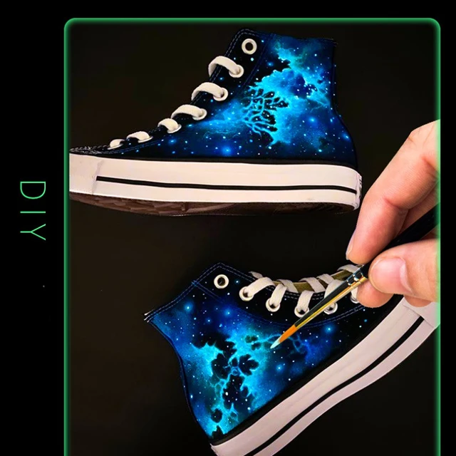 58 Ml Fényes Pigment Akril Fluoreszkáló Festés Világító Festék Diy Kézzel Festett Textil Folyadék - Image 2