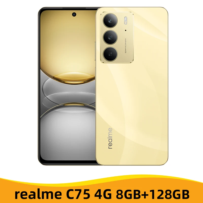 Global Version realme C75 4G NFC Helio G92 Max Octa Core 6.72
