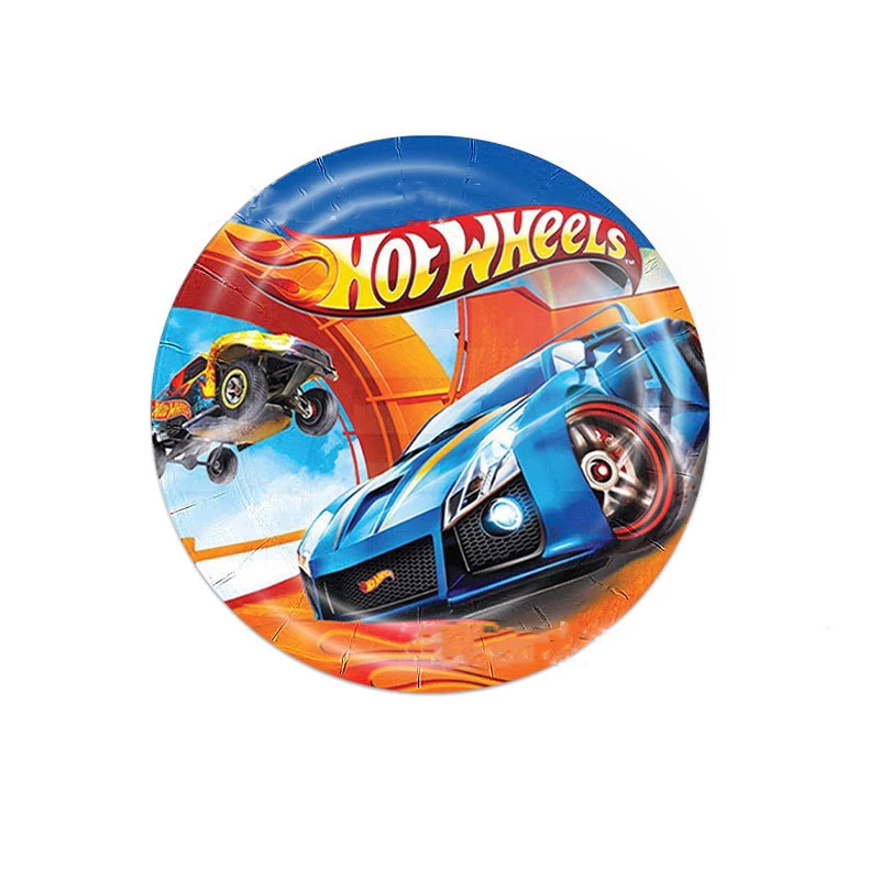 thumbnail image 1 of Globos con ruedas Hots Globos de látex para carreras de coches Decoraciones para fiestas de niños Globos con números de 32 pulgadas para tartas Dispo, 1 of 5