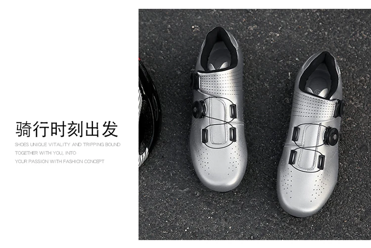 2023 neue Männer Fahrrads chuhe leichte und atmungsaktive Road Lock Radsport Renn schuhe SPD Speed Radsport Sportschuhe Größe 38-47 – Detail 15