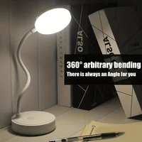 Table Lamp USB Rechargeable Desk Lamp Bed Reading Book Night Light LED Eye Protection Light Foldable  for Study Office Work Lamp 2
