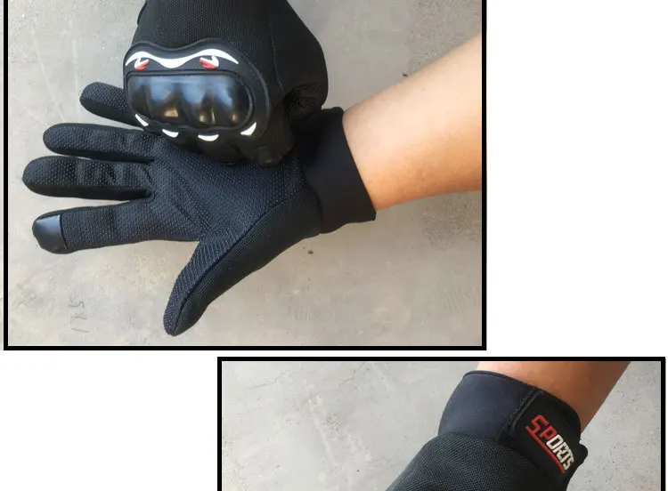 Gants de moto,Hiver hommes femmes gants de cyclisme anti-dérapant moto coupe-vent vélo gants