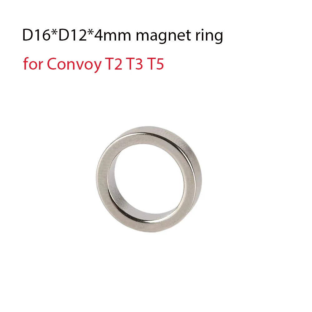 Magnetic Tailcap Flashlight Tail Magnet magnetic ring 16*12*4mm for Convoy T2 T3 T5 Torch