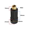 Pressure Washer Gun Adapter with M22 or 1/4Inch Quick Connect Compatible with Karcher K2 K3 K4 K5 K6 K7 High Pressure Washer 3