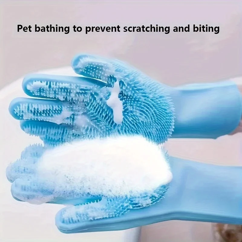 Eco Silicone Pet Grooming Gloves