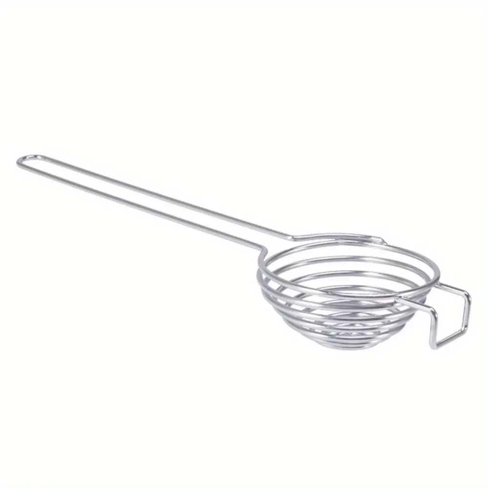 1PC Spiral 304 Stainless Steel Egg White Separator Egg Yolk Remover Divider with Long Handle Kitchen Tool