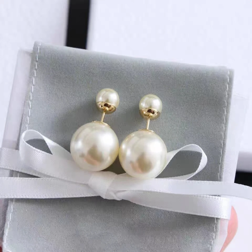 

Natural Charming one pieces white 12-13mm Round South Sea Pearls earrings fine jewelryJewelry Making