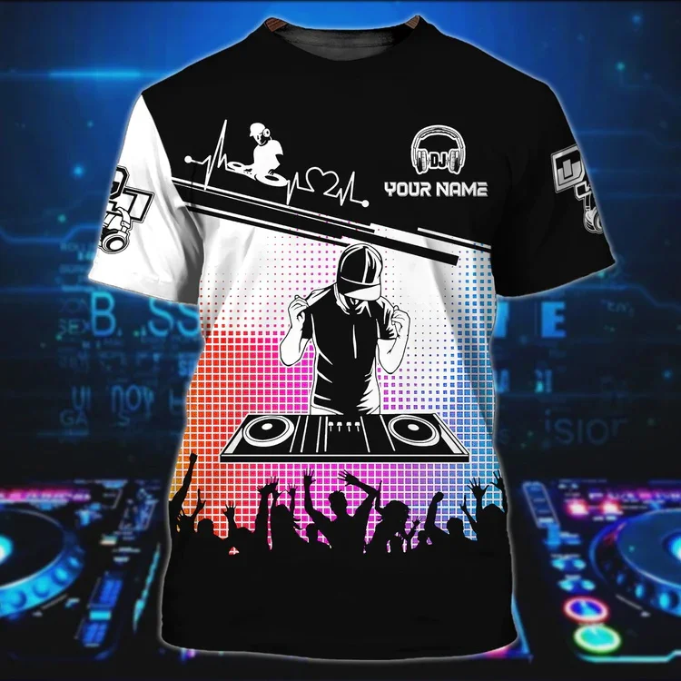 PLstar Cosmos Neueste Sommer männer Musik T-shirt DJ Live disco Personalisierte Name 3D Gedruckt t-shirt Unisex Hip Hop Tops DW146 – Detail 21