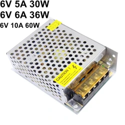 Universal 6V Switching Power Supply - High - Efficiency Voltage Transformer Adapter, 60W/30W/36W Output, AC to DC Conversion - 6V