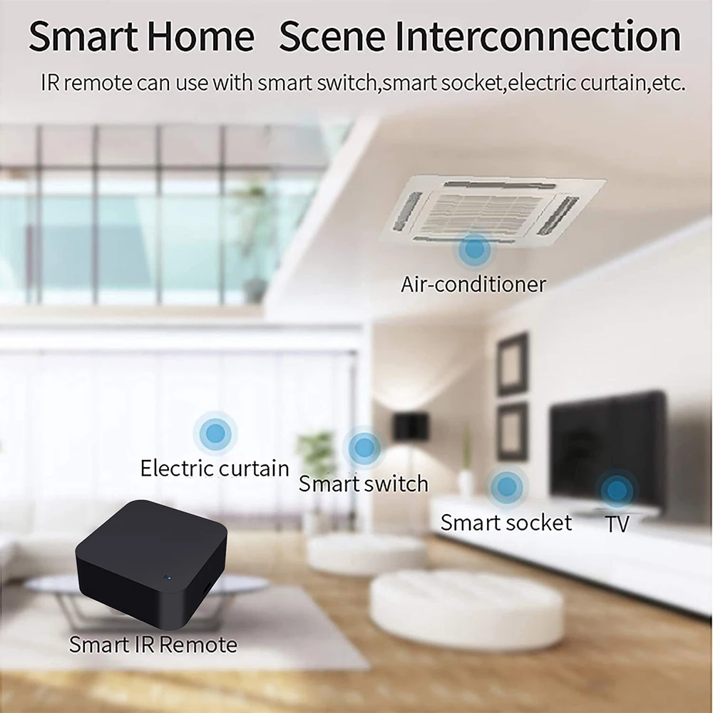 Tuya ZigBee IR 리모컨, TV 에어컨용 스마트 블래스터, 스마트 라이프, 알렉사, 구글 홈, 얀덱스 앨리스로 작동