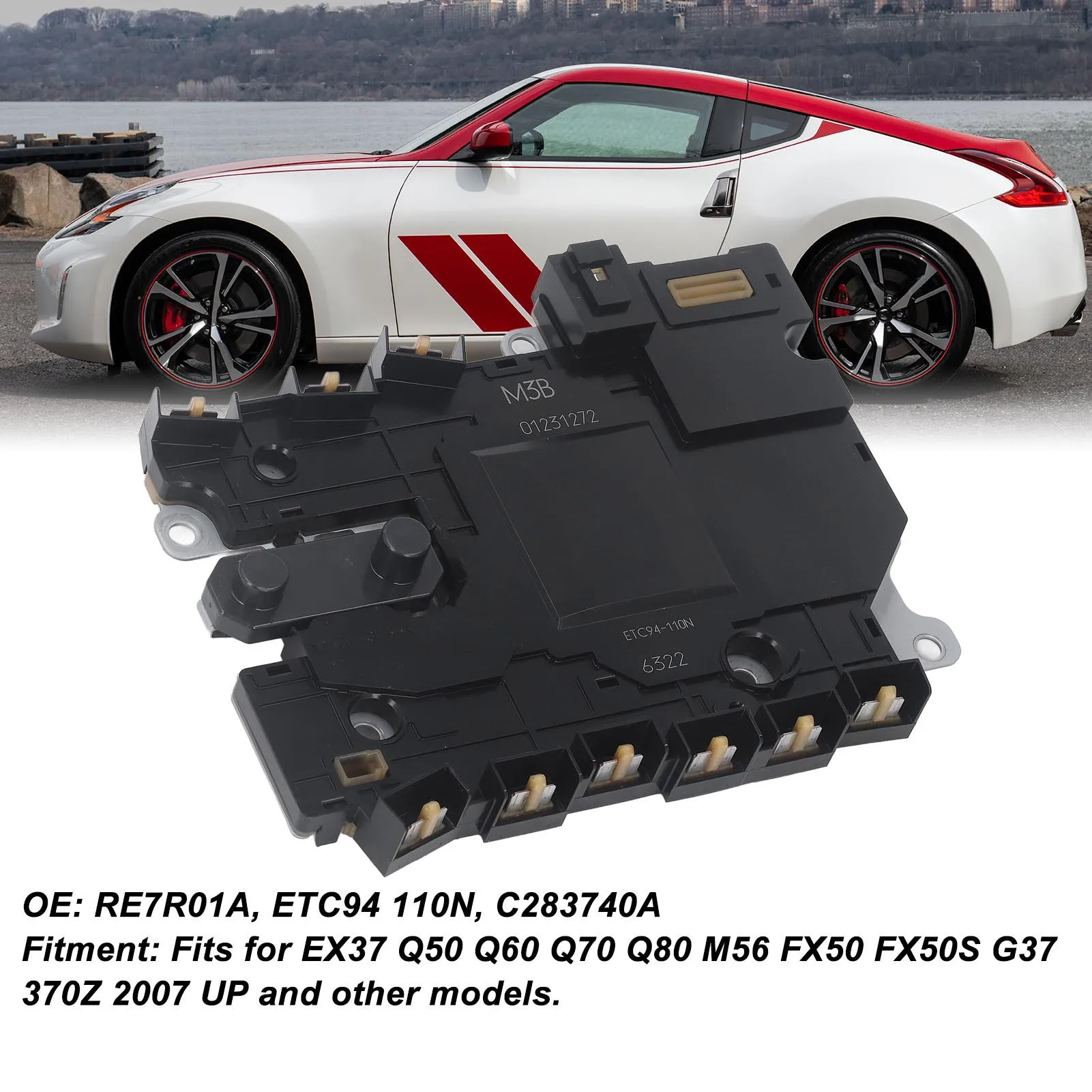 Auto Transmission Control Module Unit RE7R01A TCU TCM C283740A For Nissan EX37 Q50 Q60 Q70 Q80 M56 FX50 FX50S G37 370Z