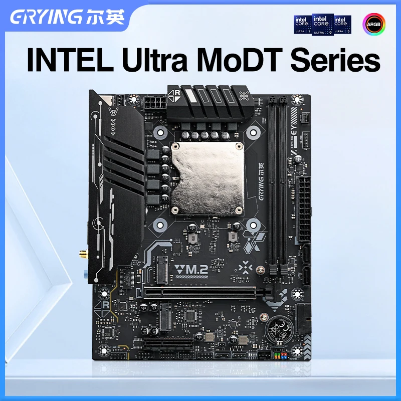 ERYING M-ATX Ultra9 Ultra7 Ultra5 PC Motherboard CPU Combo 185H