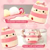 30cm Cartoon Cookies Plush Pillow Soft Food Pilllows Stuffed Strawberry Waffles Dolls for Kids Children Girl Birthday Room Decor 5