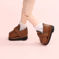 Handmade Ob11 Leather Doll student shoes obitsu 11 Shoes Doll Accessories Cute For Penny, Ymy, Obitsu 11,Molly, Gsc,1/12 Bjd 2