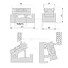CNC Grinding Machine Precision Angle Sine Dresser AP50 Dressing Fixture 0-60 Degrees For Wheel 5