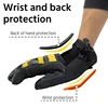Five Finger Design Winter Ski Sport Gloves Snowmobile Snow Glove Waterproof Snowboard Gloves with Windproof Warm and Comfort 3