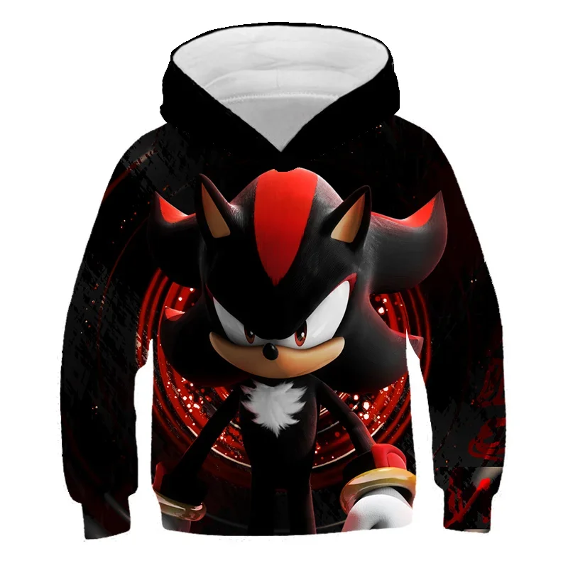 thumbnail image 1 of Sudadera con capucha de Sonic para niños, niñas y niños, moda de otoño, sudaderas con estampado de manga larga, camisetas geniales, ropa para hombres y mujeres, 1 of 5