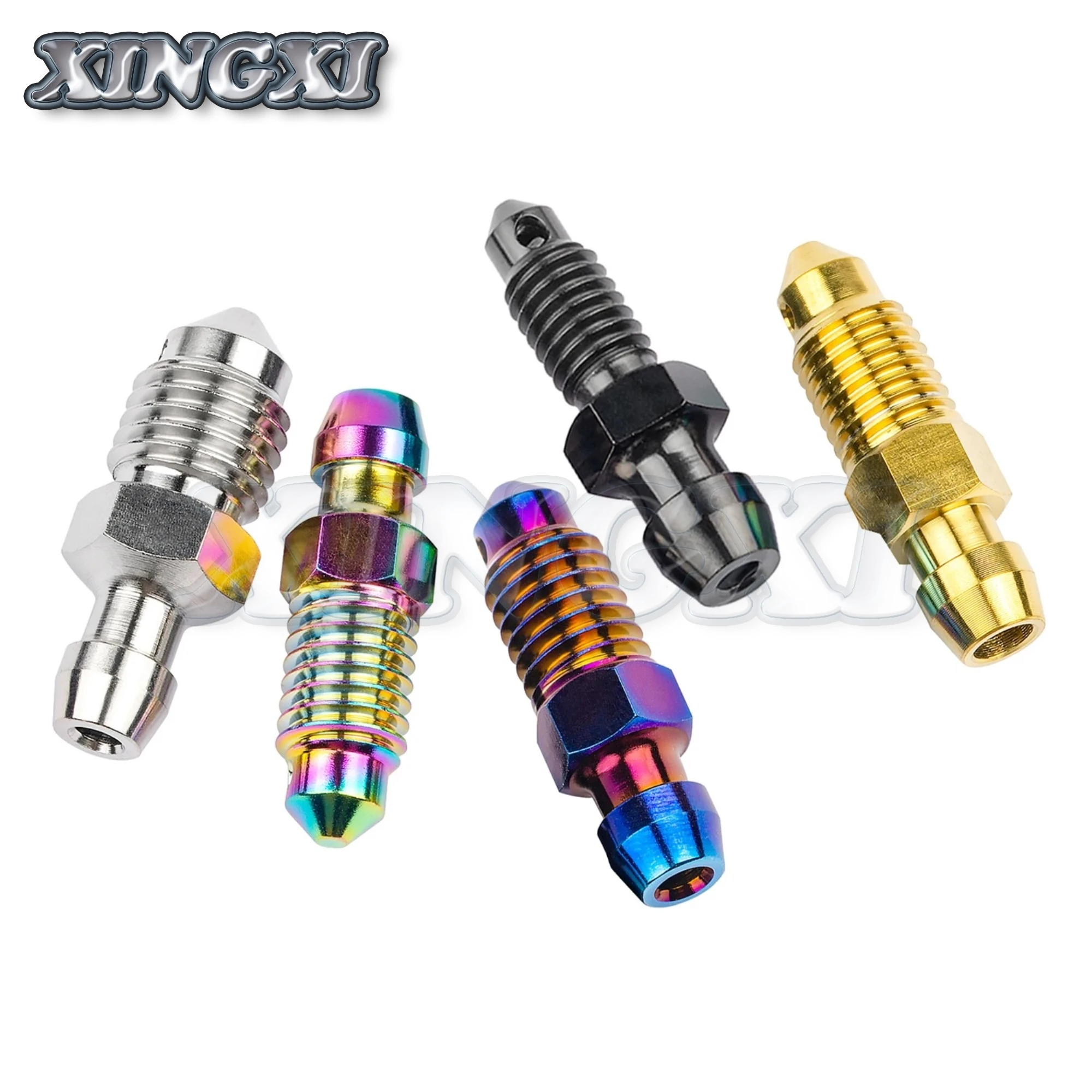 Screw Bolt Nut Set Xingxi Titanium Alloy Ti M6 M8 M10 Bolt P1.0 1.25mm for Motorcycle Brake Caliper