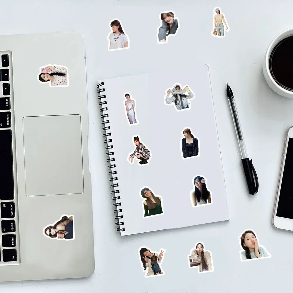 100PC/SET Zhao Lusi HD Poster Humanoid Stickers Hot TV Character Drama Stills Hand Account Materials Pad Computer Cellphone DIY