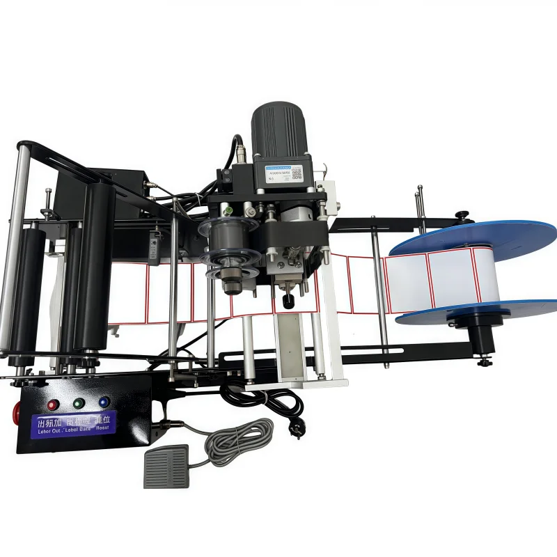 ZST-W02256S Semi-Automatic Electric Labeling Machine for round Bottles Best Pric
