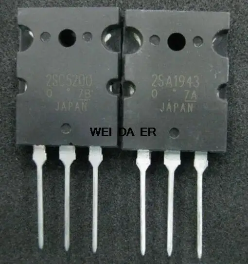 Trasporto Libero To-3Pl 100% Brand New 40Pcs = 20Pair ( 20Pcs 2Sc5200 + 20Pcs 2Sa1943) C5200 A1943