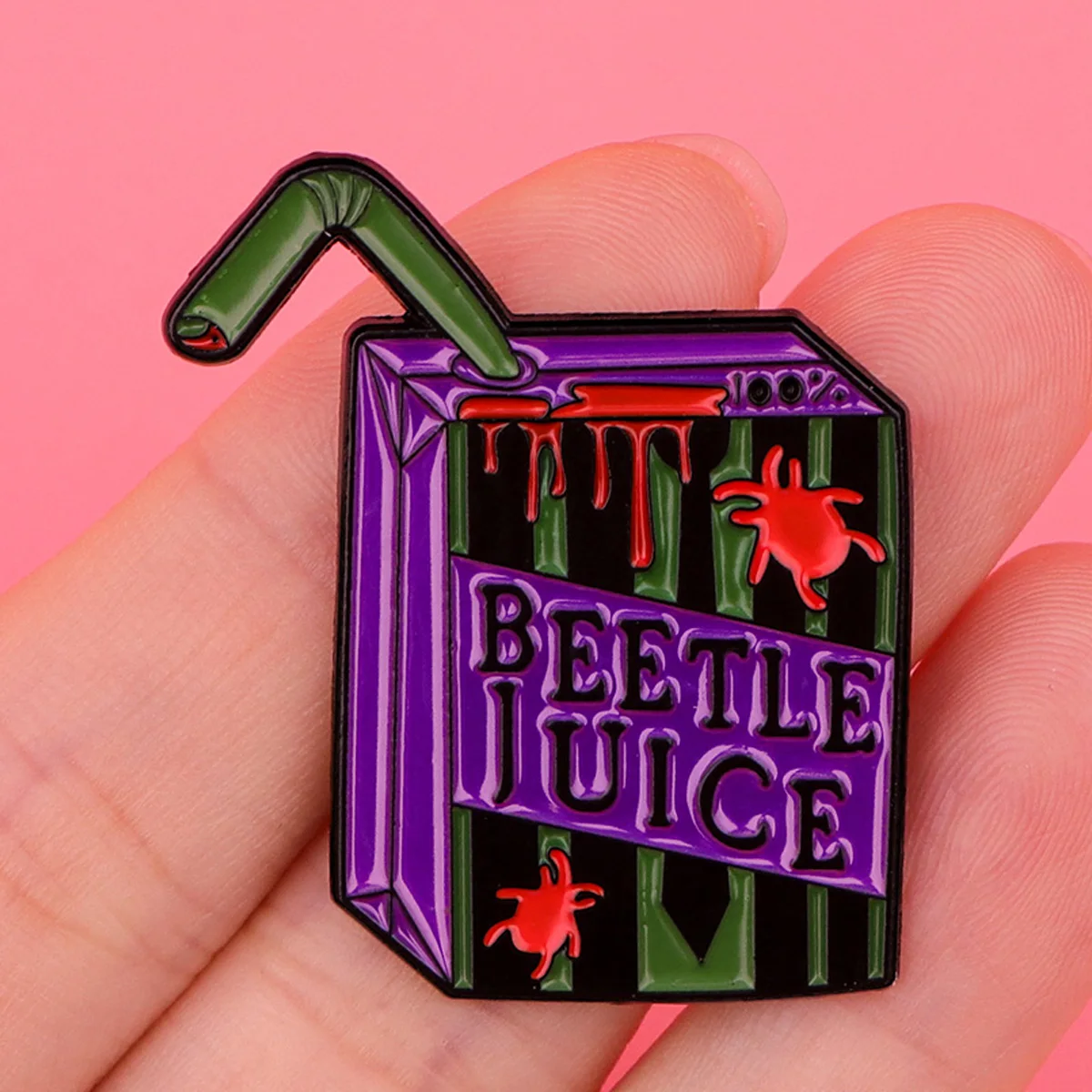Enamel Pin: Comedy Horror Anime Figure Brooch - Fashion Accessory