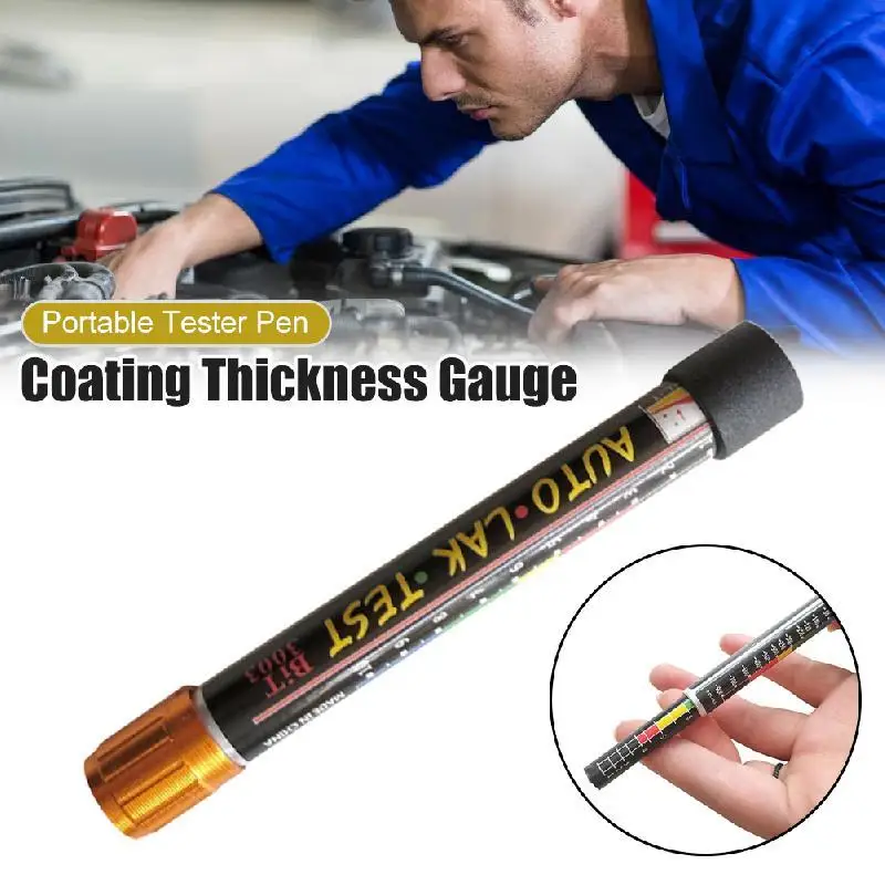 Car Paint Thickness Tester Pen Auto Lak Test Bit Portable Car Paint Coating Tester Meter Thickness Meter Gauge Crash