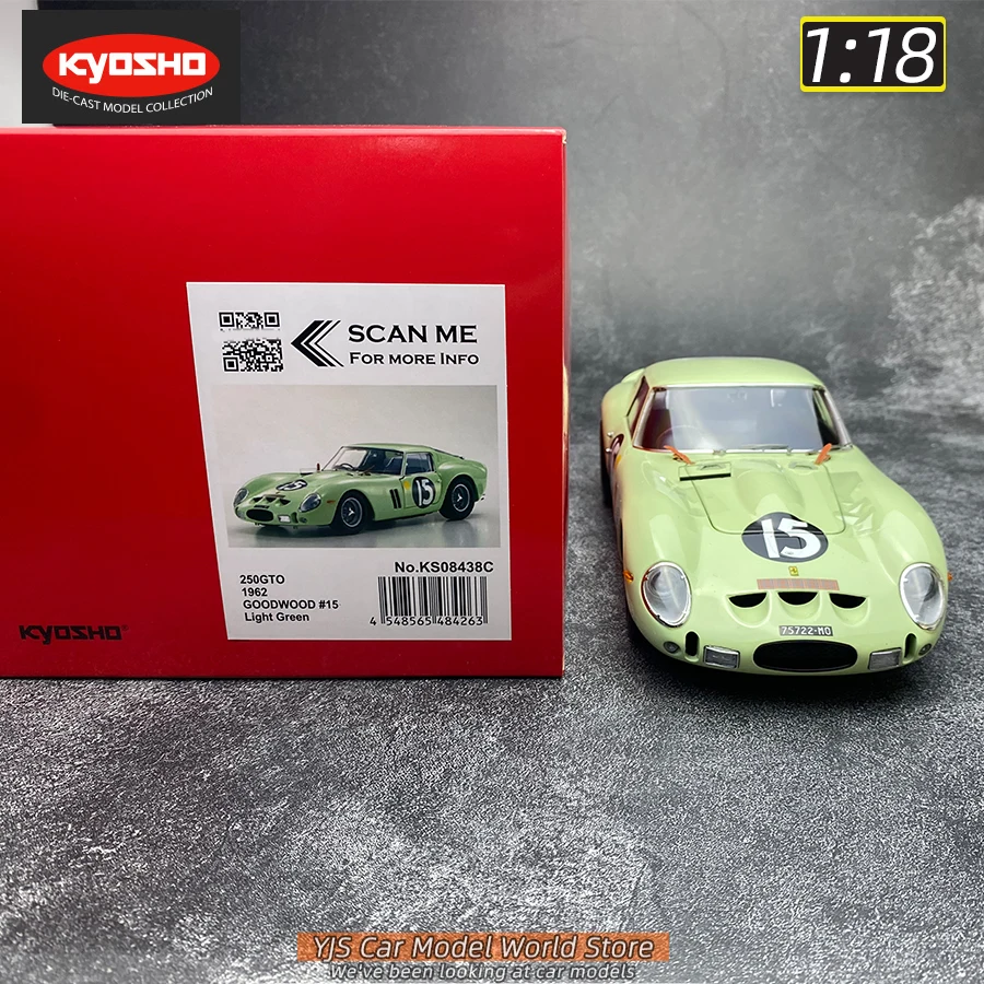 KYOSHO Diecast model 1/18 250GTO Alloy car model SUV Collection