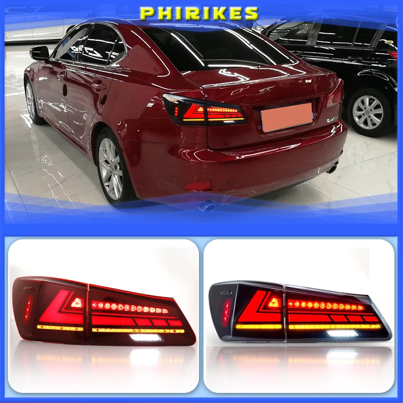 

Автомобильный бампер для Lexus, задний фонарь IS250 IS300 2006 ~ 2012y, автомобильные аксессуары, светодиодный задний фонарь IS250, задний фонарь drl + сигнал + тормоз + задний фонарь