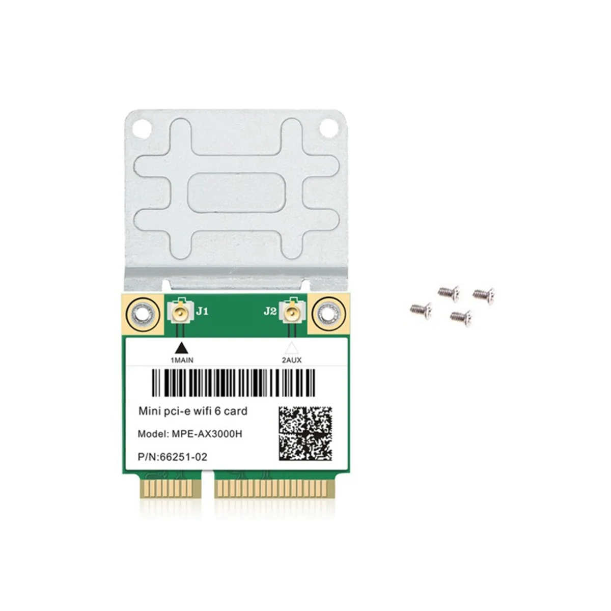 

Wi-Fi 6 MPE-AX3000H 2974Mbps Беспроводная половинная мини PCI-E WiFi карта Bluetooth 5,0 двухдиапазонный 2,4G/5G сетевая карта адаптер