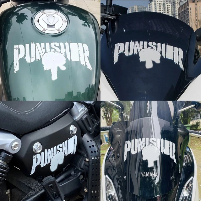 Stickers casque moto – Punisher (Déstockage)