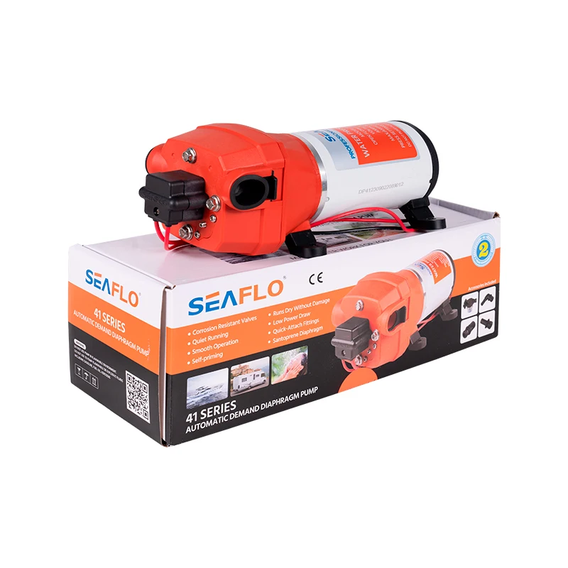 Seaflo 41 Serises 12V24V DC Diaphragm Pump Self-Priming Pump Automatic Booster Yacht and RV Caravan Accessories submersible water pump