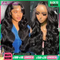 Kiss Love Body Wave 13x4/13x6 HD Lace Front Human Hair Wigs Pre Plucked 5x5 HD Lace Closure Wigs 360 Human Hair Lace Frontal Wig