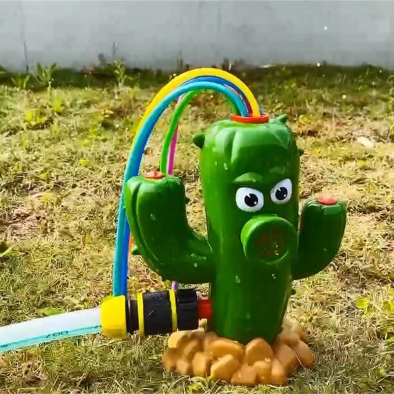 Cactus Sprinkler Waterpark Outdoor for Kid Garden Irrigation Water Toy