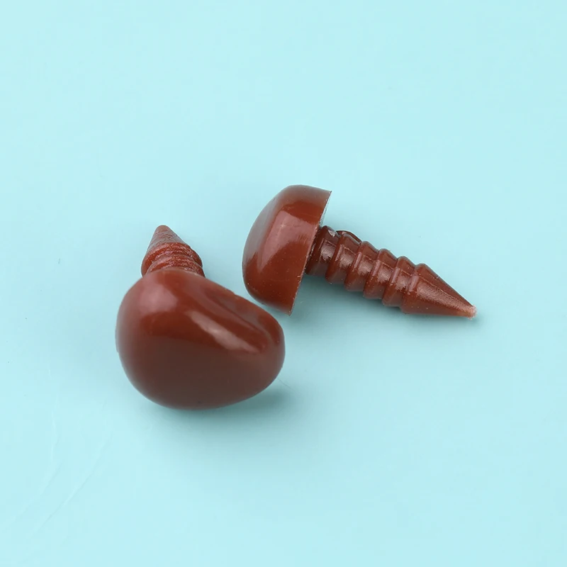 Triangle Safety Nose for DIY Doll Toy Bear Crafts Plastic Toy Safety Noses Crafts Making Puppet Accessories Parts 200Pcs plastic safety noses