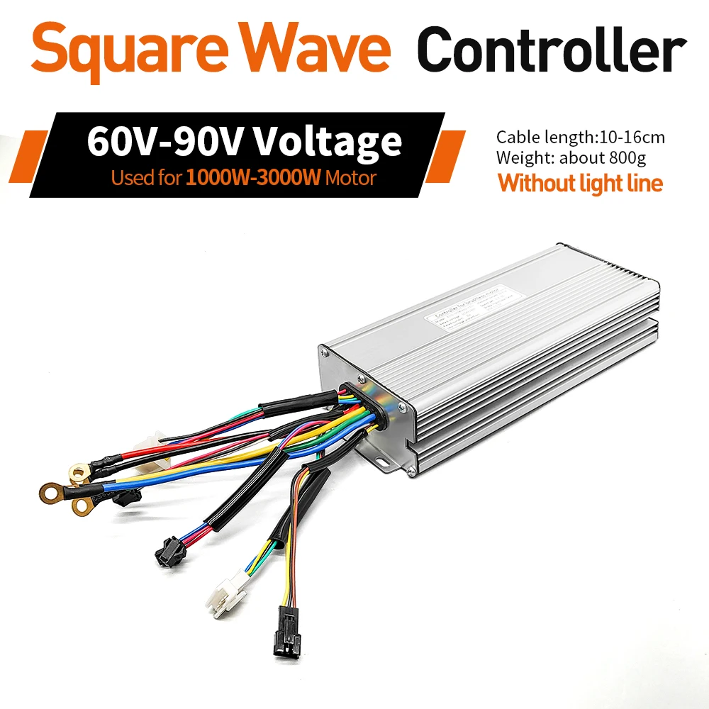 電動自転車用変換キット,ブラシレスモーター付きコントローラー48v/60v