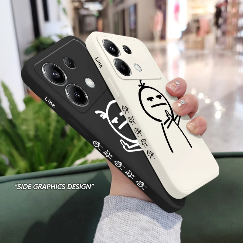 Playful Silicone Cover with Comical Friend Design