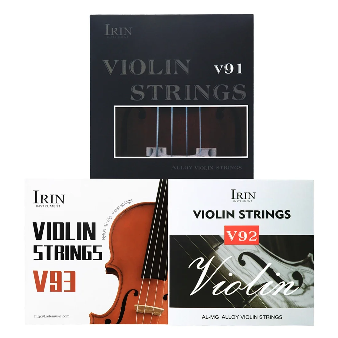 

IRIN Violin Strings High Quality Nylon Aluminum Magnesium Wound Silver Nickel Plated Violin Strings Violin Parts Accessories