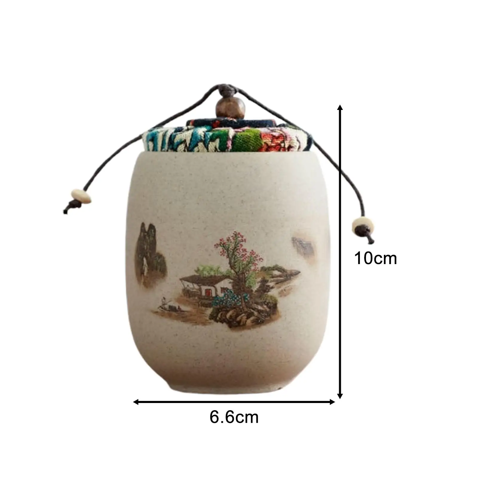 Ceramic Storage Jar Spice Storage Box Ceramic Tea Container Chinese Styles Ceramic Food Storage Jar Sealed Canister Tea Jar Loose Tin For Nuts Coffee Spice