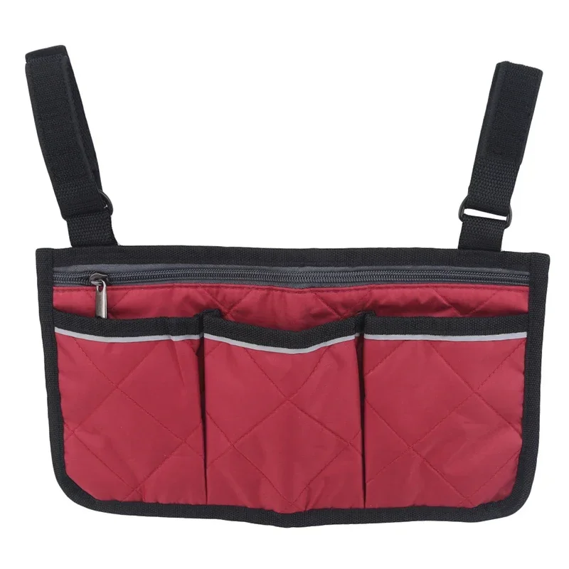 New Wheelchair Armrest Side Storage Bag Portable Pocket Suitable For Most Walking Wheels And Mobile Equipment Accessories