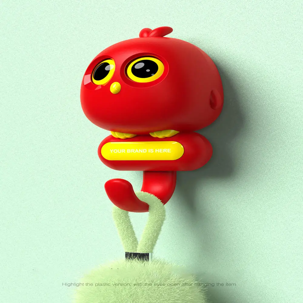 Creativo Blink Hook Cartoon Angry Birds Seamless Dormitorio Camera Da Letto Ganci Per Porte Chiave Ombrello Asciugamano Cap Appendiabiti Decorazione D