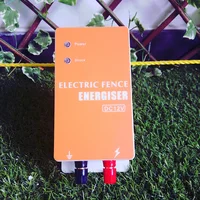 Éneriseur de clôture électrique DC 12V 0.5- 1 joule, pour animaux, bovins, ferme, volaille, chargeur d'énergie solaire, contrôleur de clôture 5